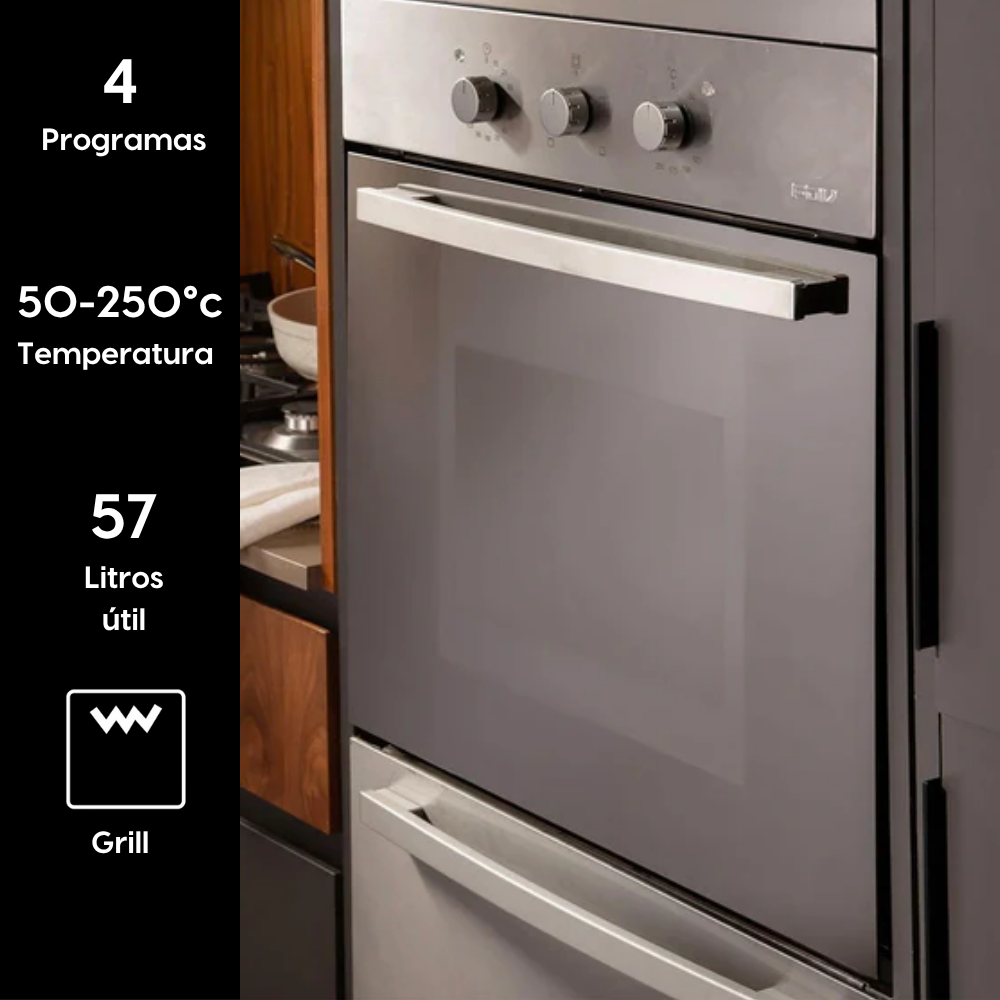 Horno Empotrado Elegance III con Grill 60 Lts FDV