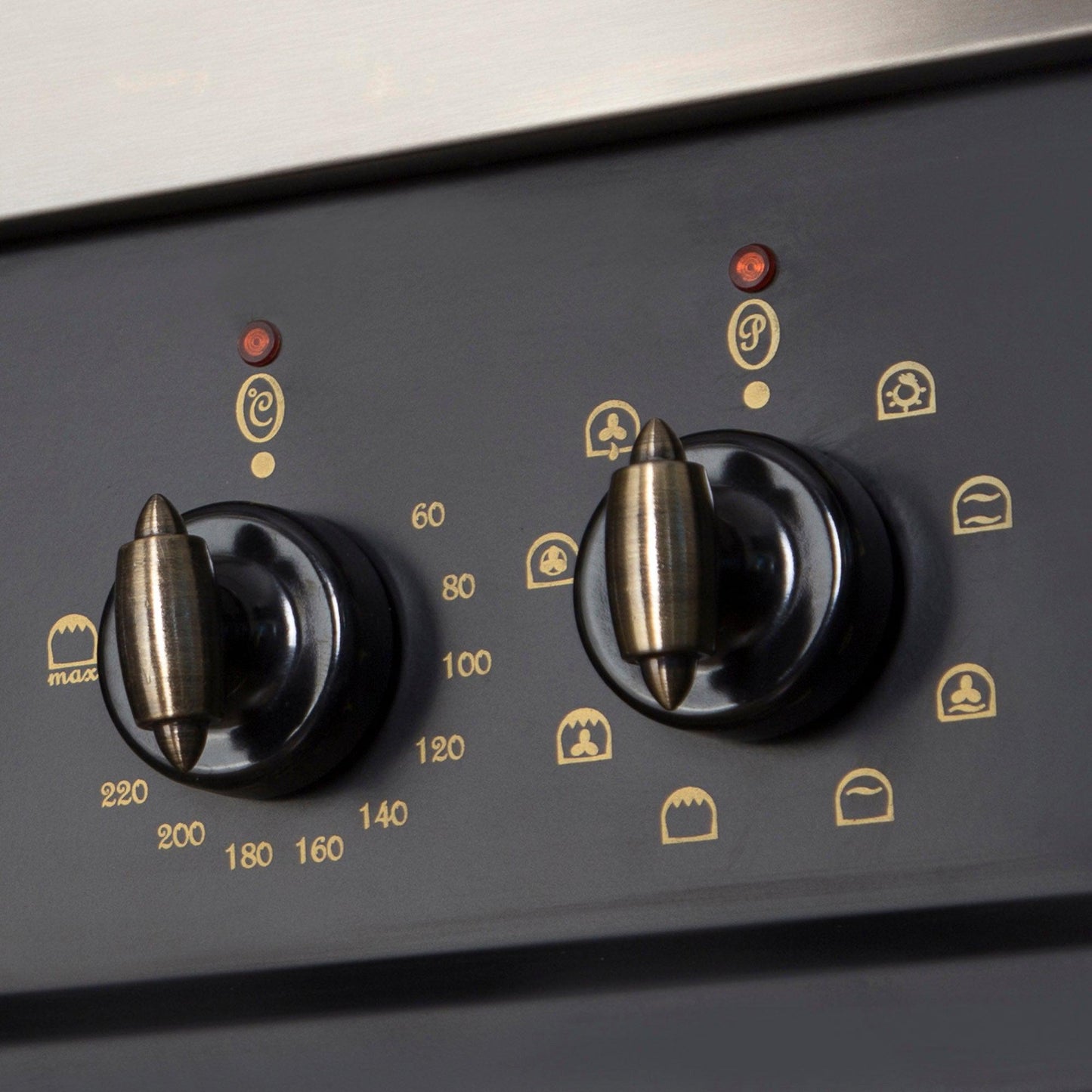 Cocina a Gas Deluxe Vintage 90 5 Quemadores FDV