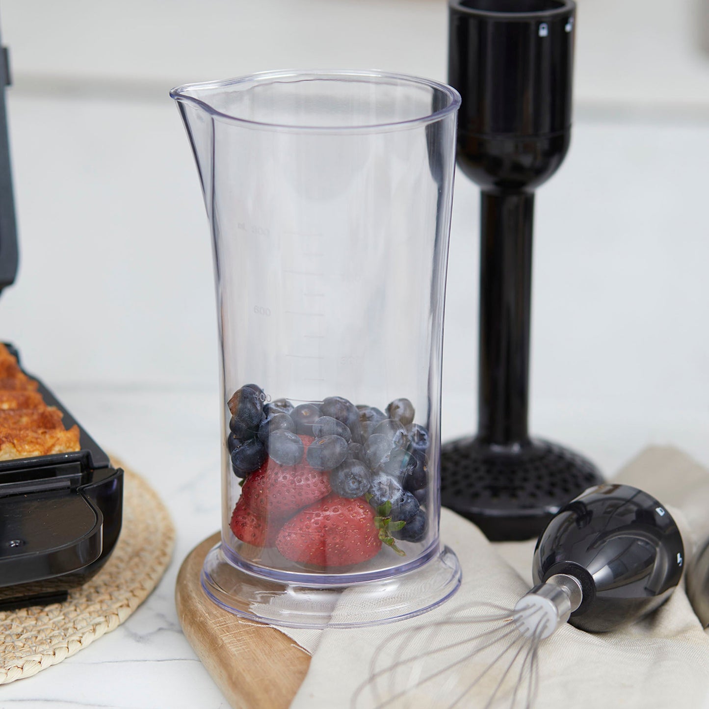Kit Waflera Sandwichera Press + Minipimer Thunder FDV