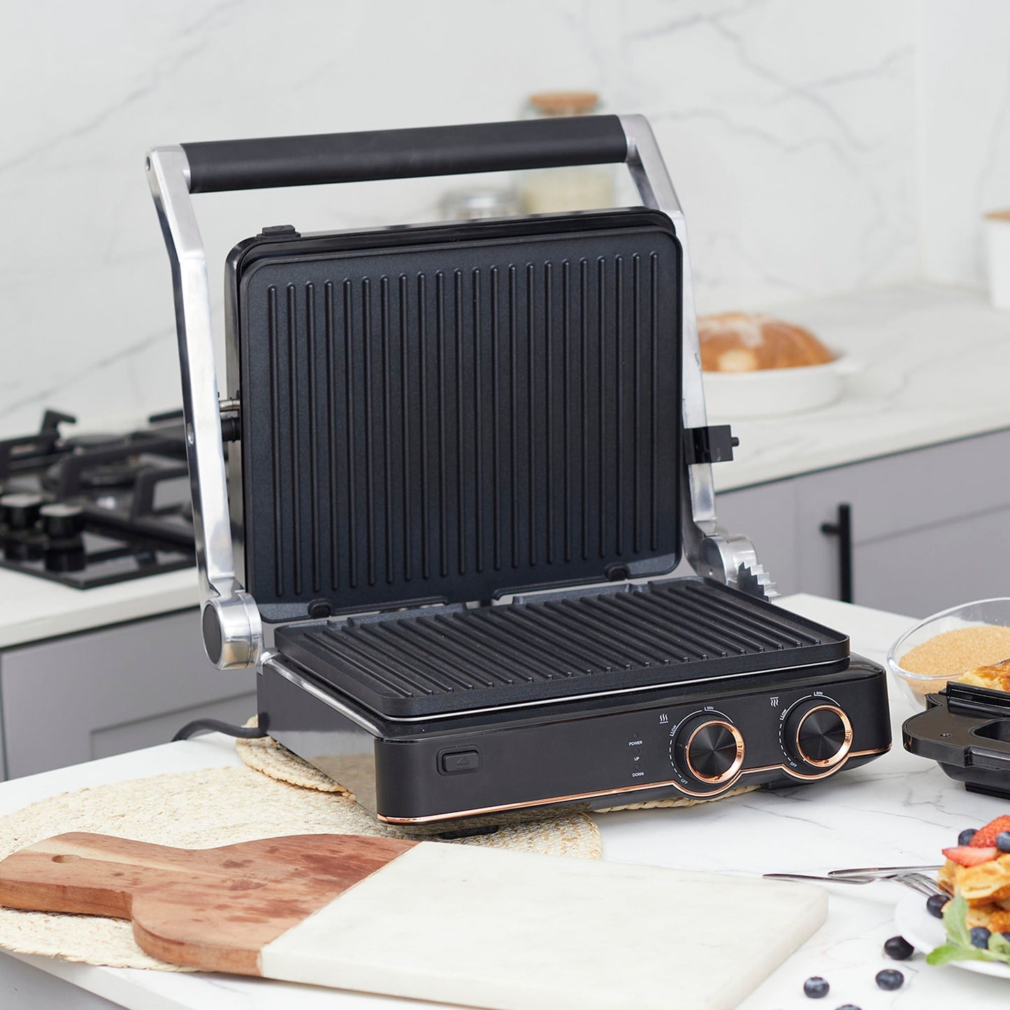 Kit Waflera Sandwichera Press + Sandwichera Grill Panini Olimpia FDV