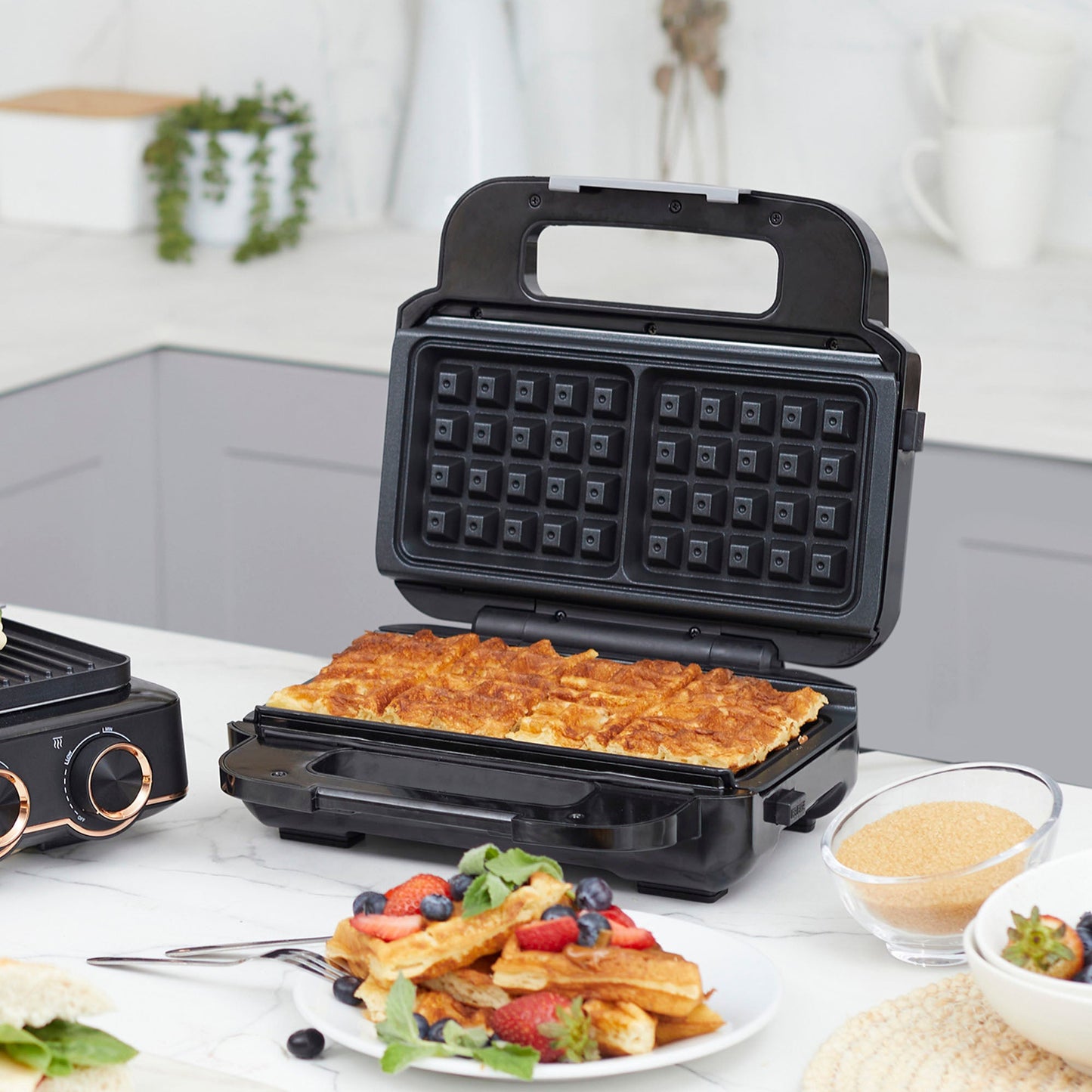 Kit Waflera Sandwichera Press + Sandwichera Grill Panini Olimpia FDV