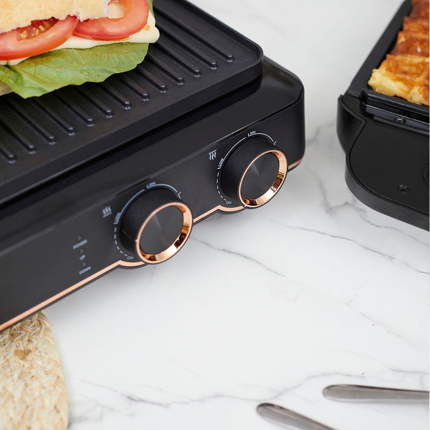 Kit Waflera Sandwichera Press + Sandwichera Grill Panini Olimpia FDV