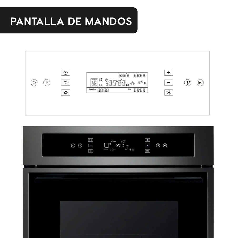 Horno Empotrado Deluxe Prestige 56 Lts FDV