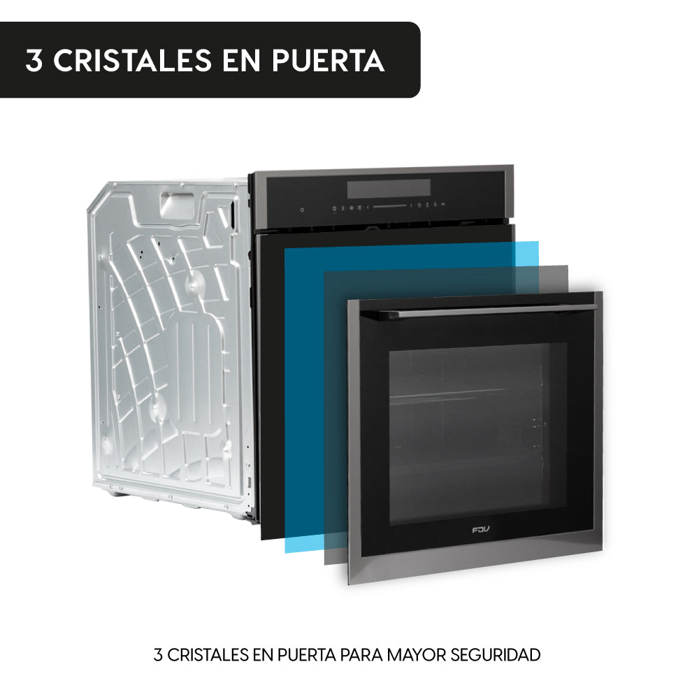 Horno Empotrado Deluxe Prestige 56 Lts FDV