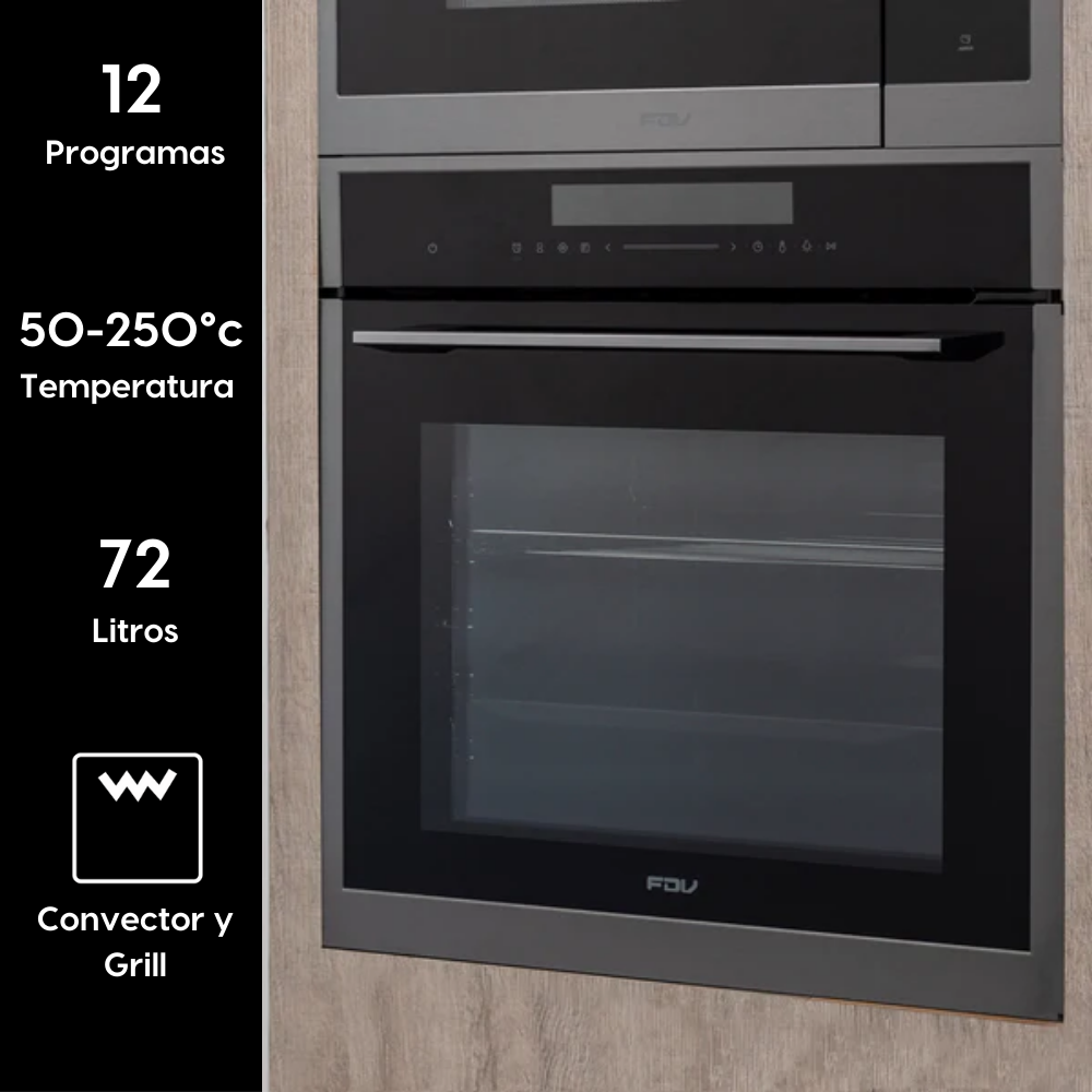 Horno Empotrado Prestige 72 Lts FDV