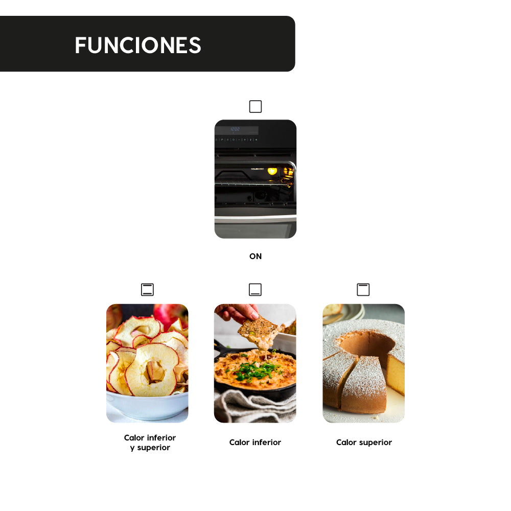 Horno Empotrado Design 57 Lts FDV