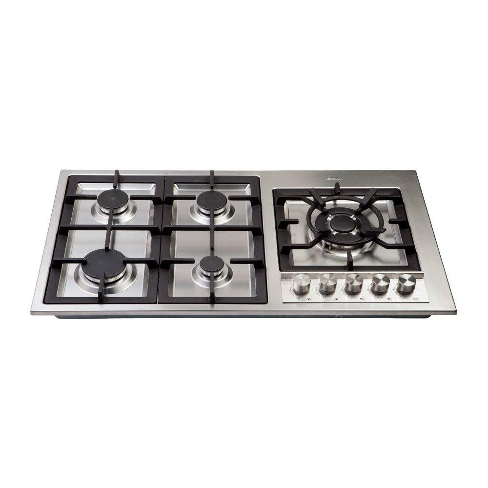 Encimera a Gas 5 Quemadores 90 cm FDV