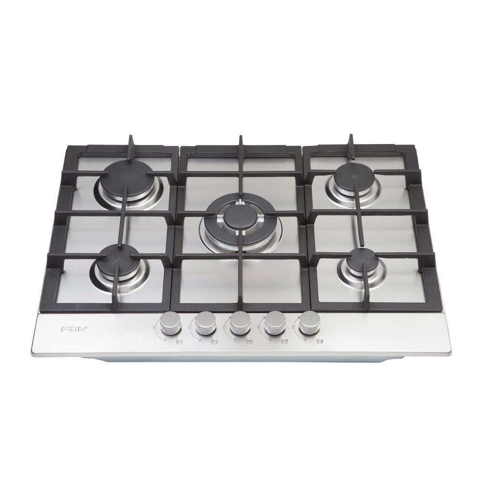 Encimera a Gas Design 5 Quemadores 70 cm FDV