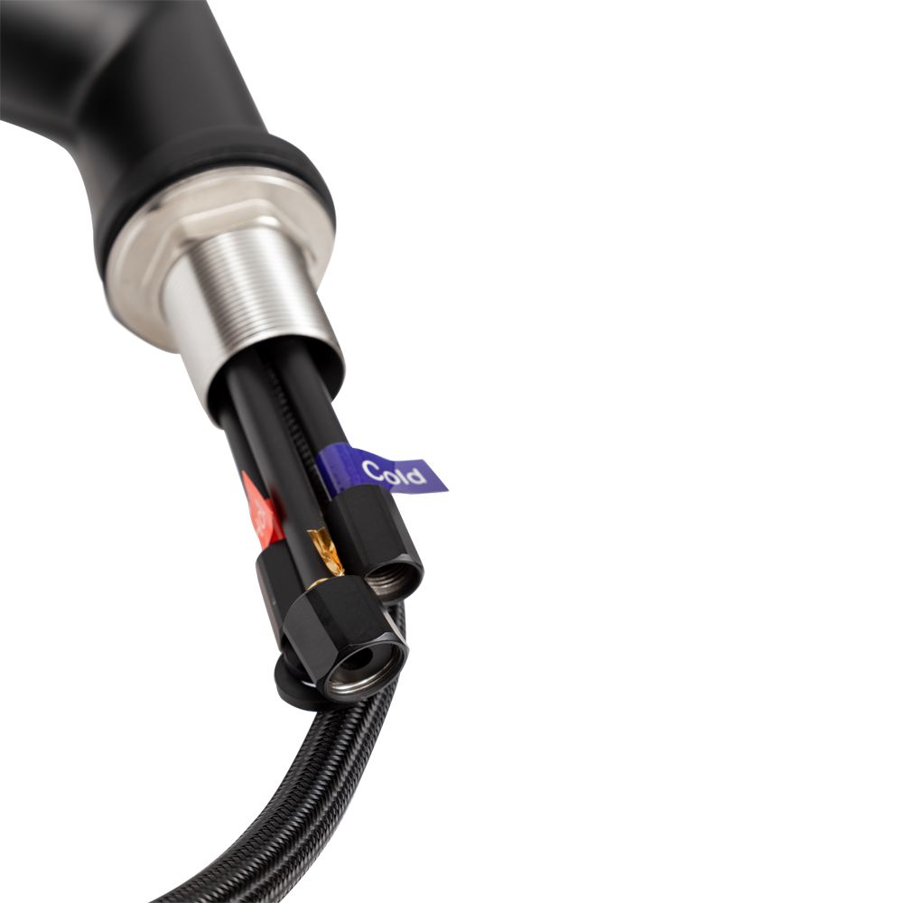 Grifería Top Pro Negro Acero Extensible 3 Funciones FDV
