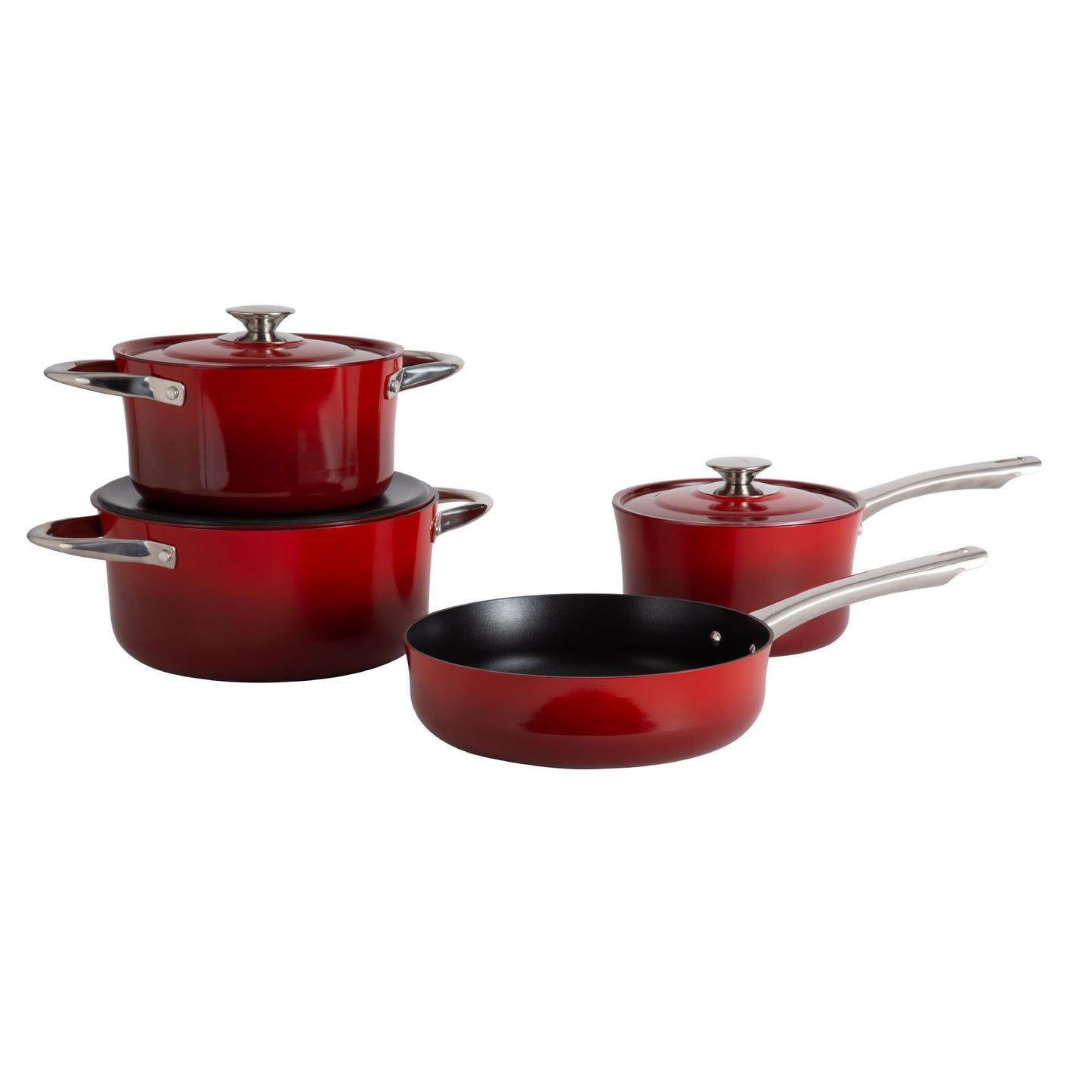 Kit Encimera Design Gas Natural FDV + Batería Versalles 7 Pzas Simplecook