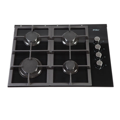 Encimera a Gas Crystal 4 Quemadores 60 cm FDV