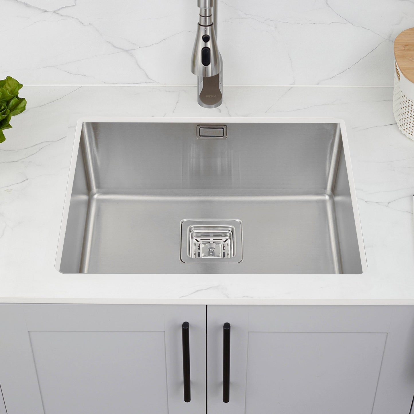 Lavaplatos Bajo Cubierta Acero Inox Small Square FDV