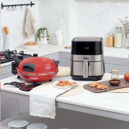 Kit Freidora de Airflow 3,5 LTS + Horno Eléctrico para Pizza Nápoles FDV