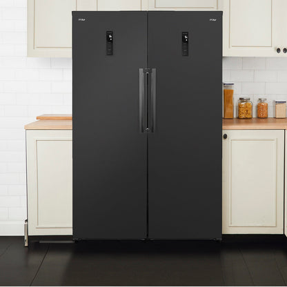 Kit Refrigerador y Freezer Prestige Chef FDV 355L + 262L No Frost en acero inoxidable, con eficiencia energética A+ y tecnología avanzada para máxima conservación de alimentos.