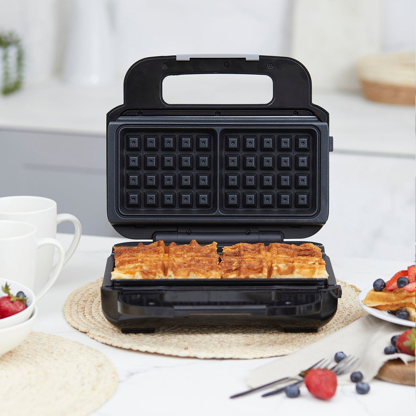 Waflera y Sandwichera 2 en 1 Press FDV
