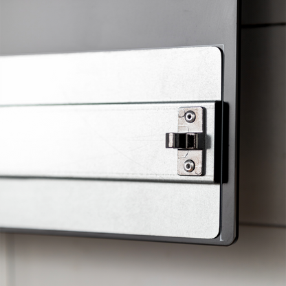 Campana de Pared Control Gestual Motion 60 cm 600 m³/h FDV, de acero inoxidable y cristal templado, con 3 velocidades y filtros de aluminio y carbón activado