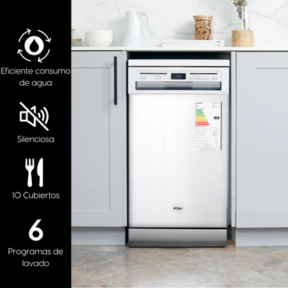 Lavavajillas Acqua 10 Cubiertos Free Standing FDV