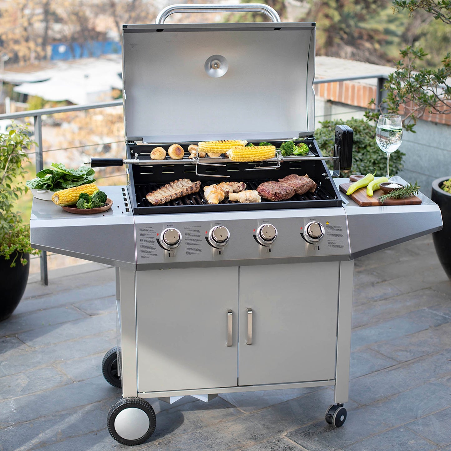 Parrilla a Gas Essence 4Q FDV