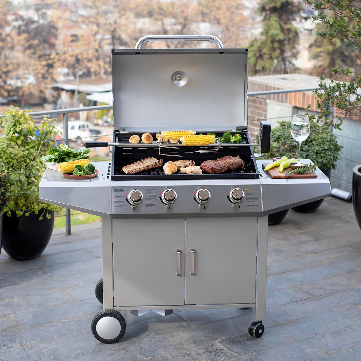 Parrilla a Gas Essence 4Q FDV