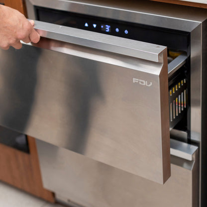 Cajón Refrigerador 2 Puertas 92 Lts FDV Deluxe