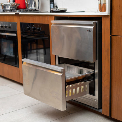 Cajón Refrigerador 2 Puertas 92 Lts FDV Deluxe