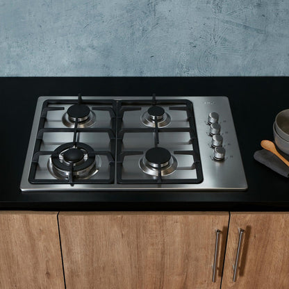 Encimera Design 60 cm FDV: 4 Quemadores, 1 Triple Corona