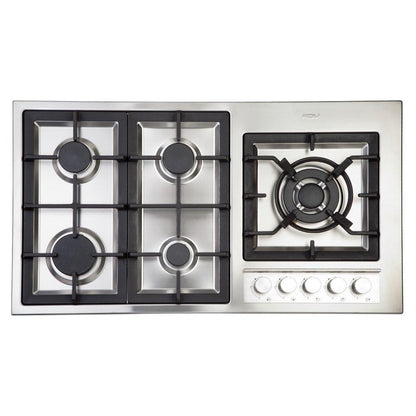 Encimera a Gas 5 Quemadores 90 cm FDV