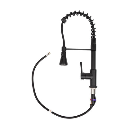 Grifería Top Pro Negro Acero Extensible 3 Funciones FDV