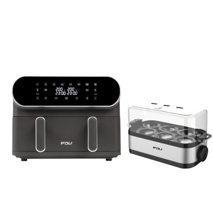 Kit Freidora Air Max Duo 11 Lts FDV  + Hervidor de Huevos FDV