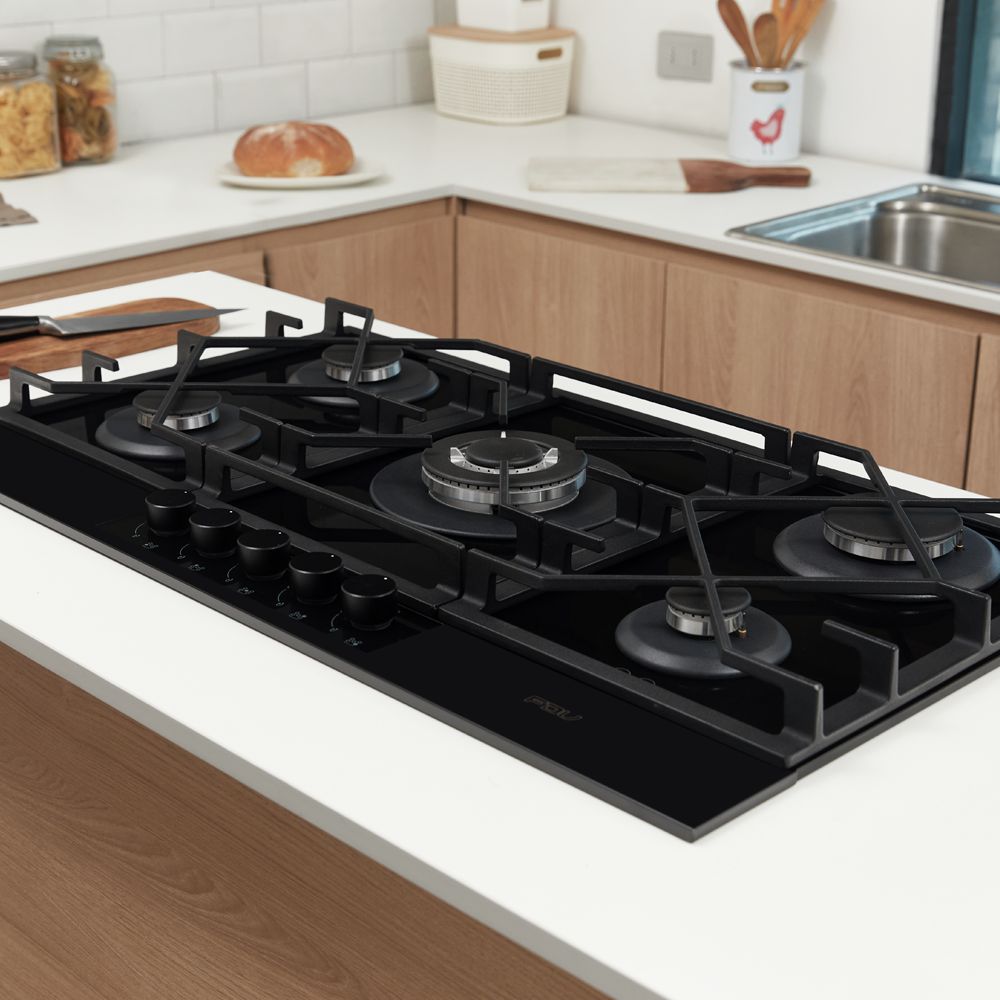 Kit Horno Empotrado Deluxe Prestige Chef 88 Lts FDV + Encimera a Gas Licuado Signature 5 Quemadores 90 cm FDV