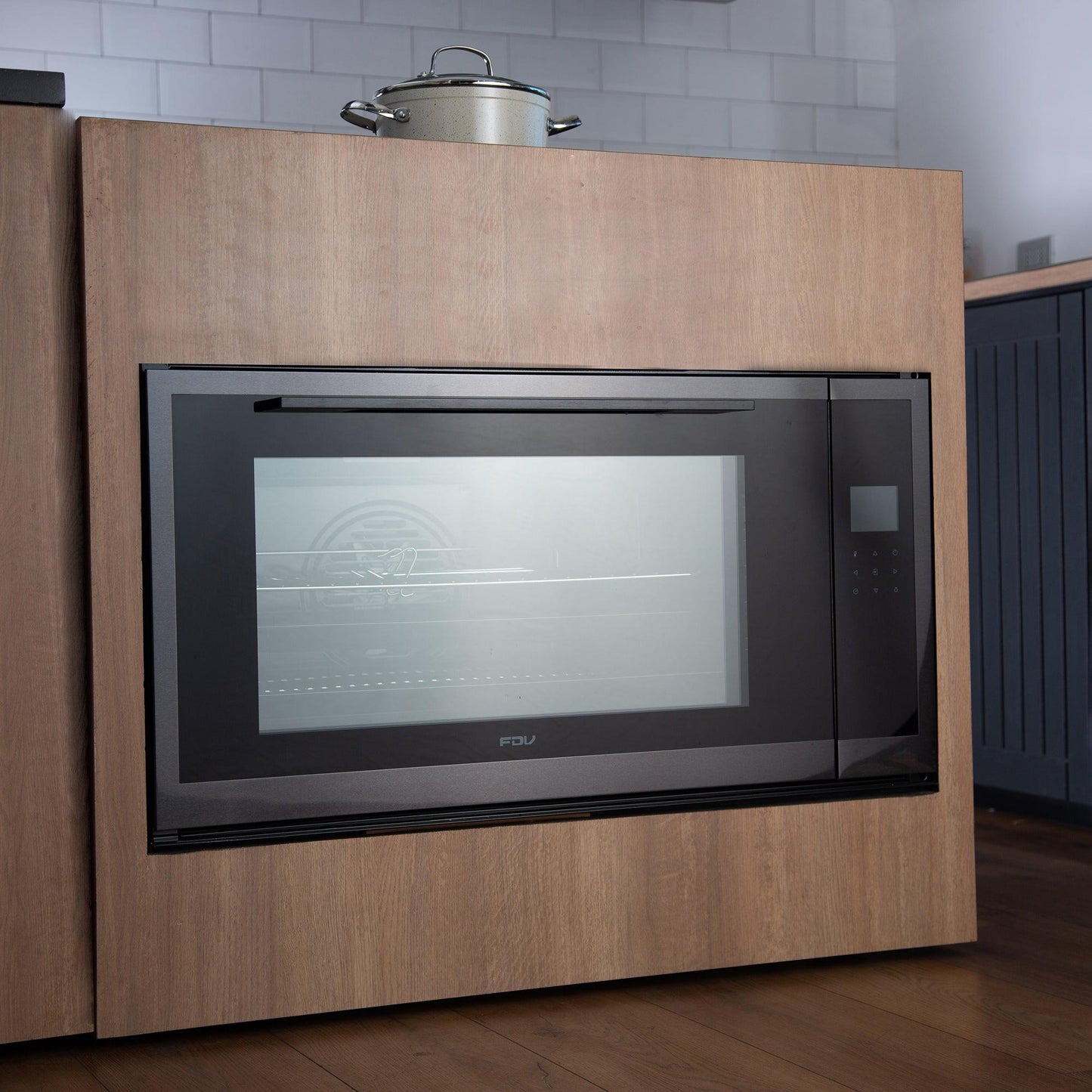 Kit Horno Empotrado Deluxe Prestige Chef 88 Lts FDV + Encimera a Gas Licuado Signature 5 Quemadores 90 cm FDV