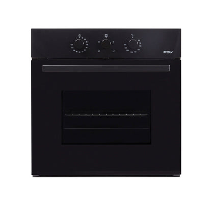 Kit Horno FDV Design Black+ Encimera a gas FDV Signature 60 4Q GN + Campana FDV Twin Black