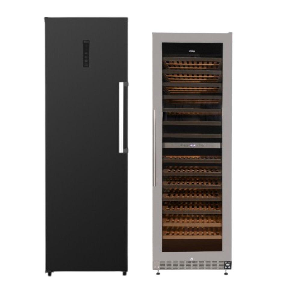 Kit Refrigerador Prestige Chef FDV + Cava Vino Expert 171 FDV