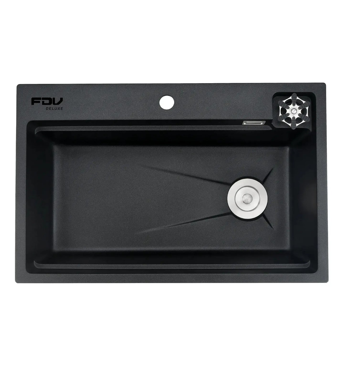 Lavaplatos Smart Wash Granito Negro + Grifería FDV