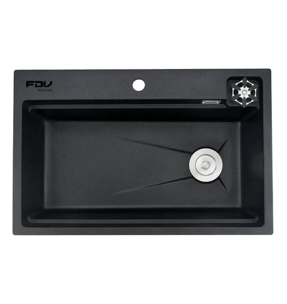 Lavaplatos Smart Wash Granito Negro + Grifería FDV