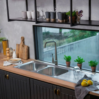 Lavaplatos Sobre Cubierta Acero Inox Urban Duo FDV-Kitchen Center