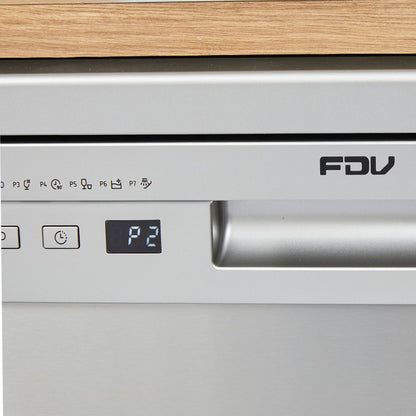 Lavavajillas Active Silver 12 Cubiertos Free Standing 60 cm FDV-gris