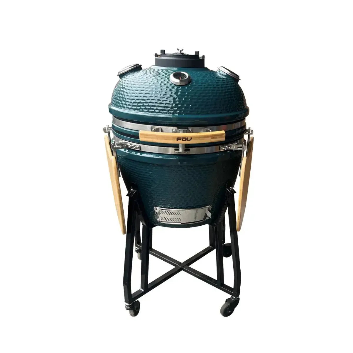 parrilla kamado color azul